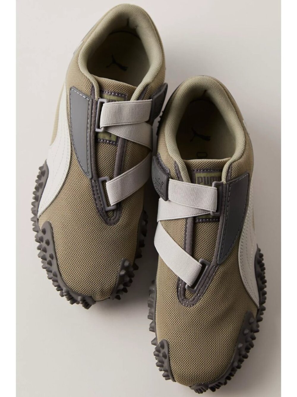New Puma Mostro Sneakers Lux Army Green Glacial Gray Womens US 7.5 - Picture 9 of 12